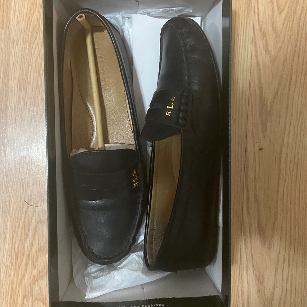 Ralph Lauren Belen Driving Moccasins Leather